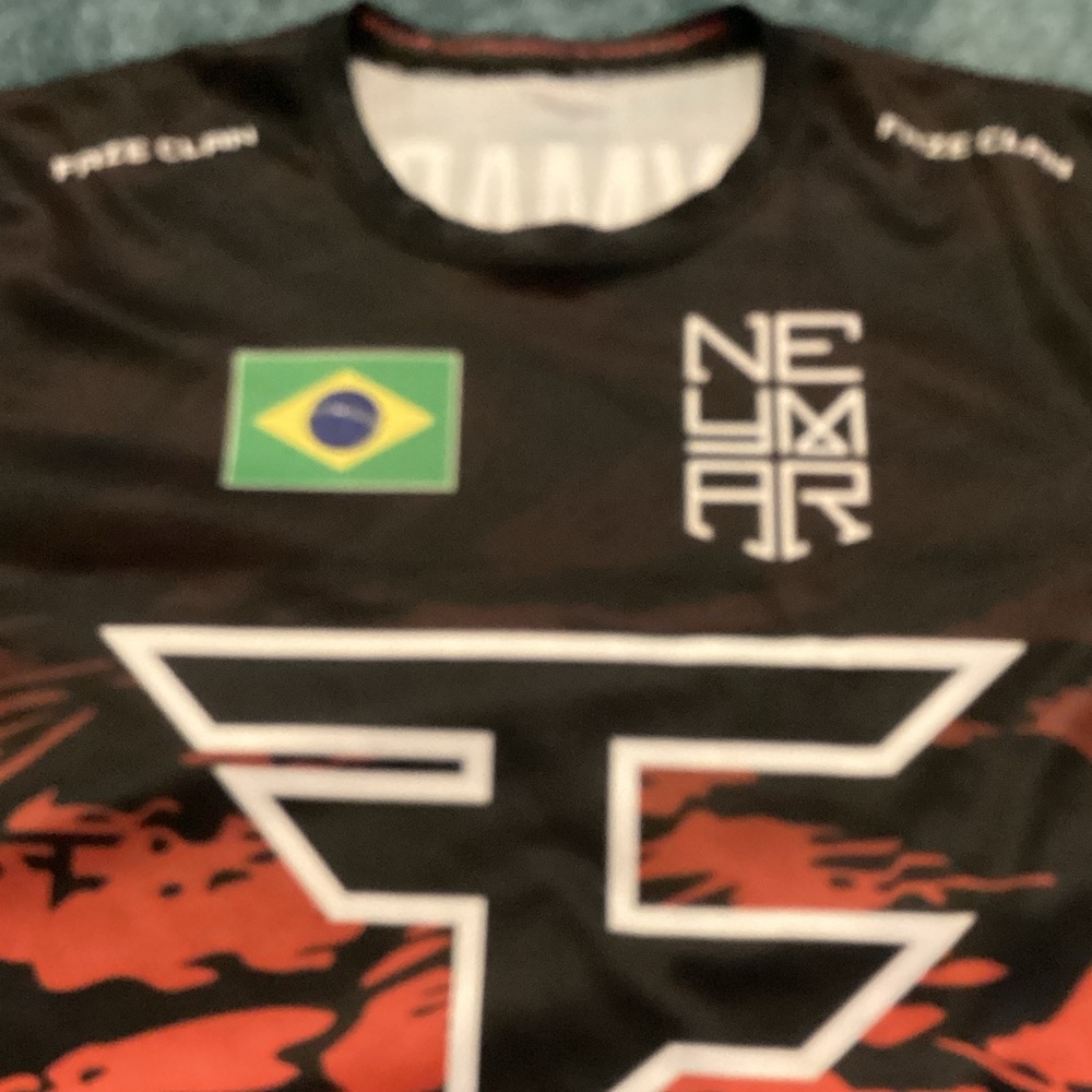 FaZe Clan Neymar Black and Red Jersey